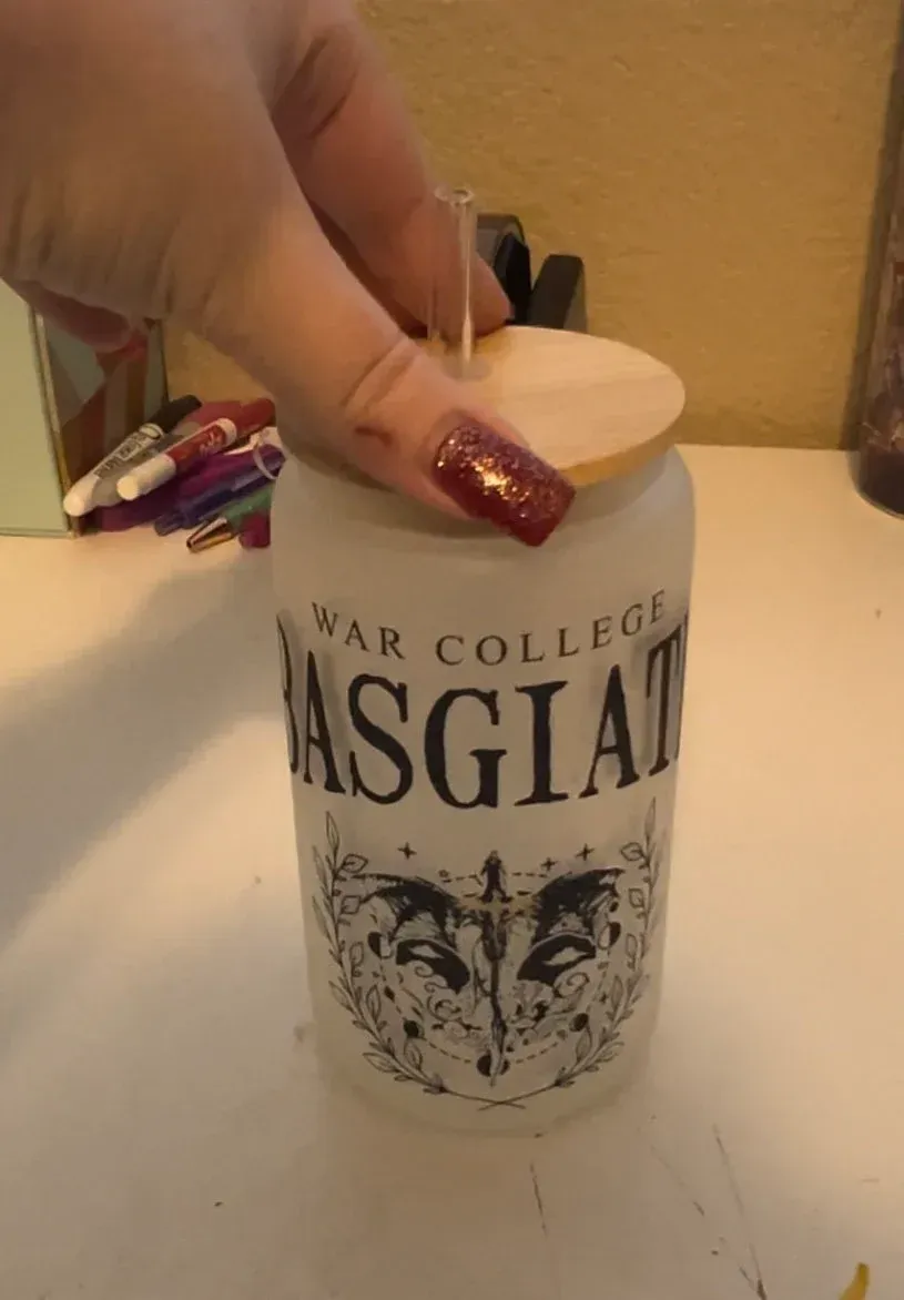 Fourth Wing Glass Can Cup