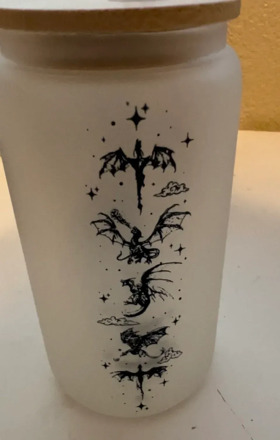 Fourth Wing Glass Can Cup