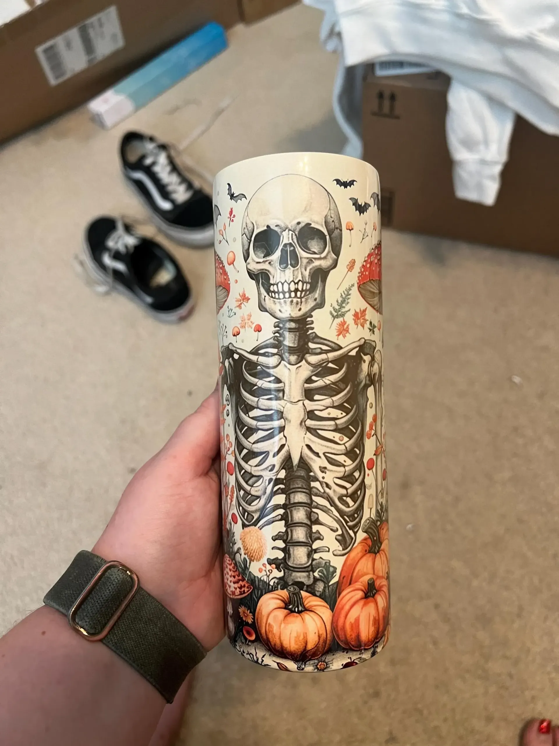 Fall Season Spooky Tumbler