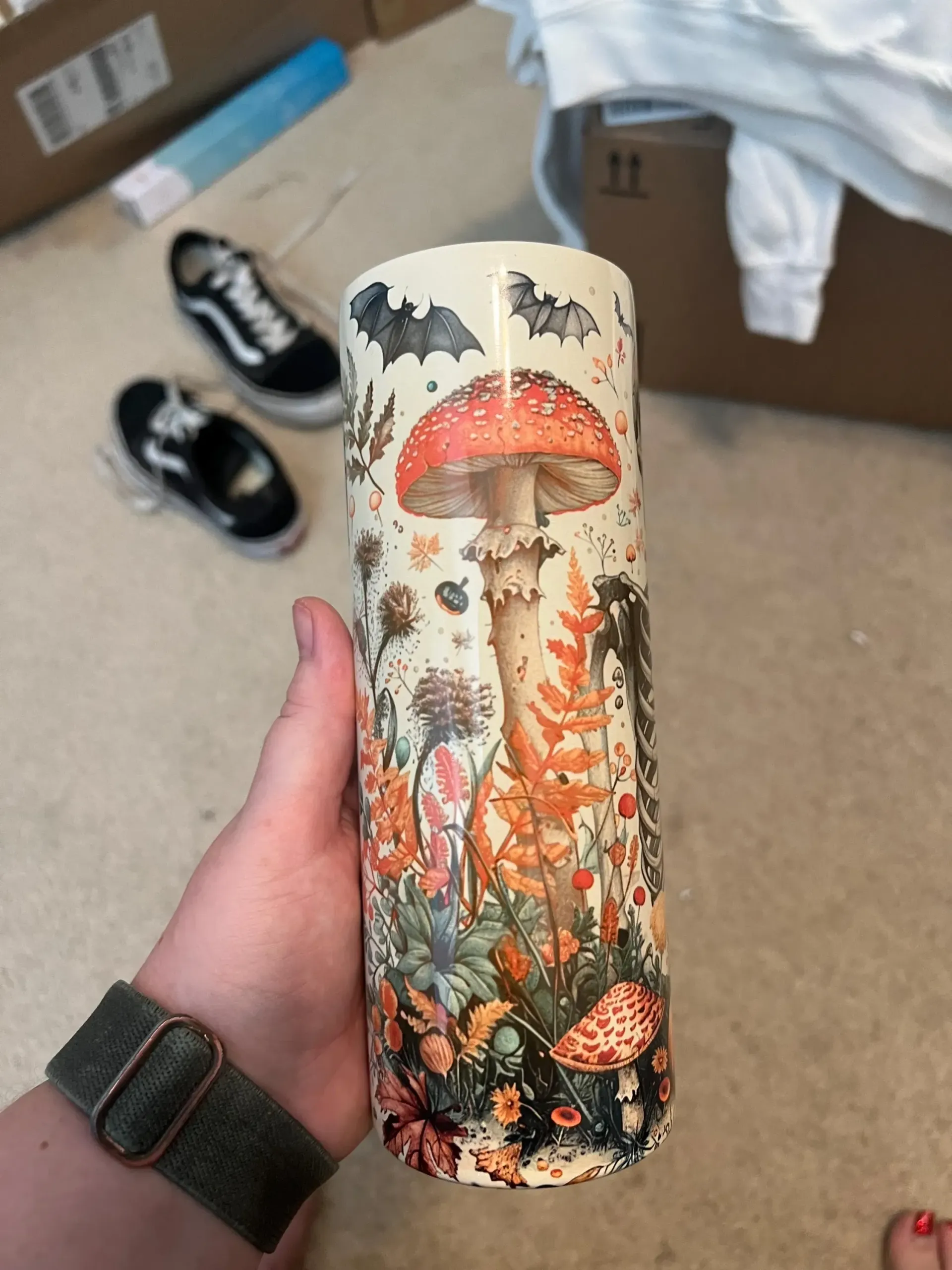 Fall Season Spooky Tumbler