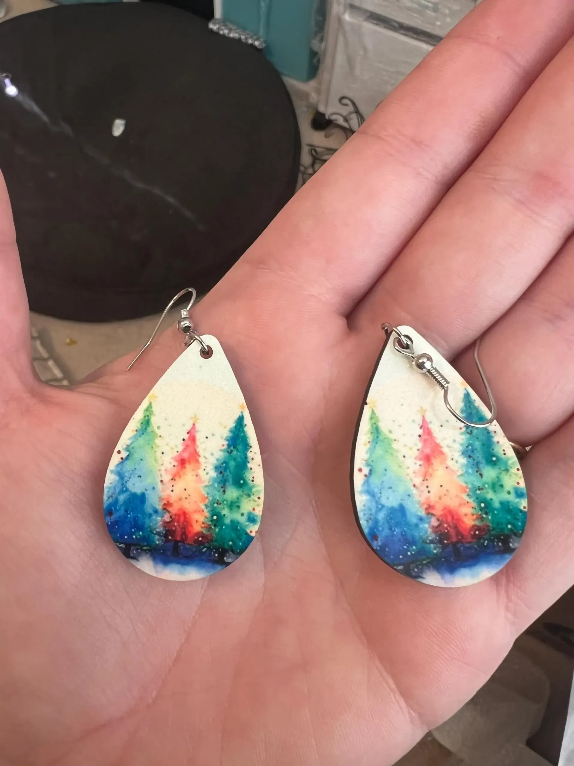 Christmas Tree Earrings