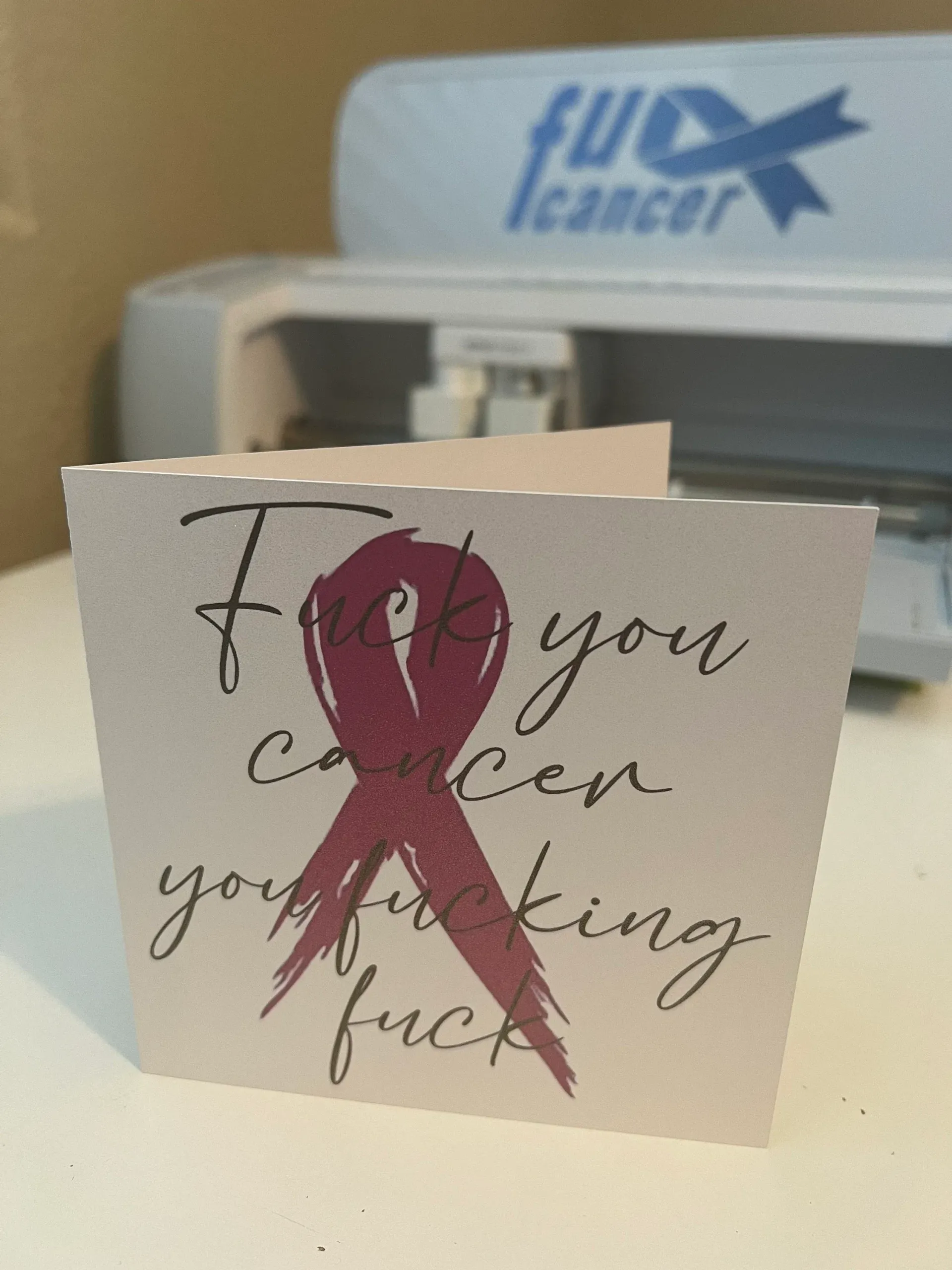 Fuck You Cancer Card