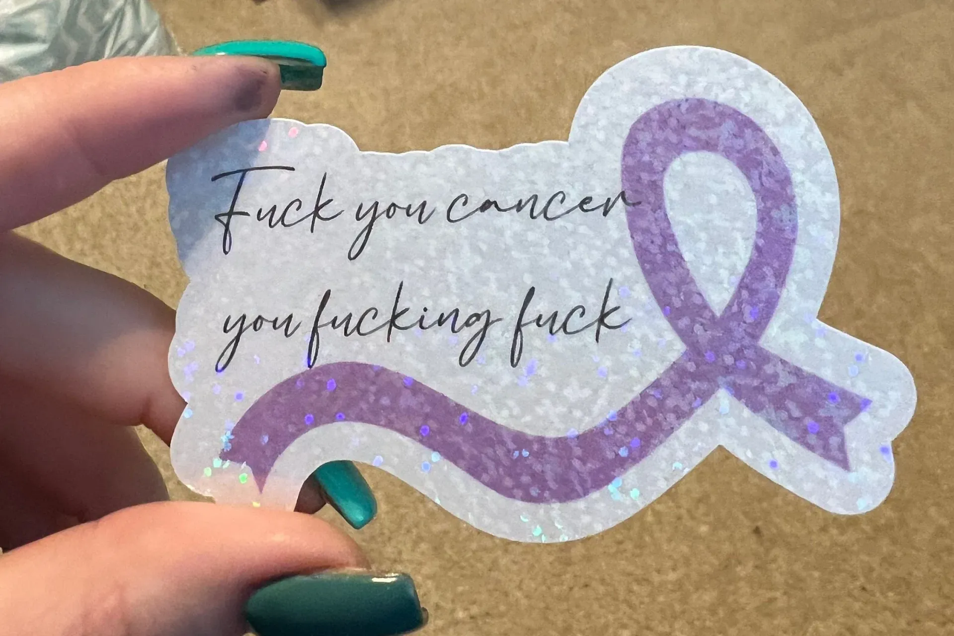 Fuck You Cancer Sticker