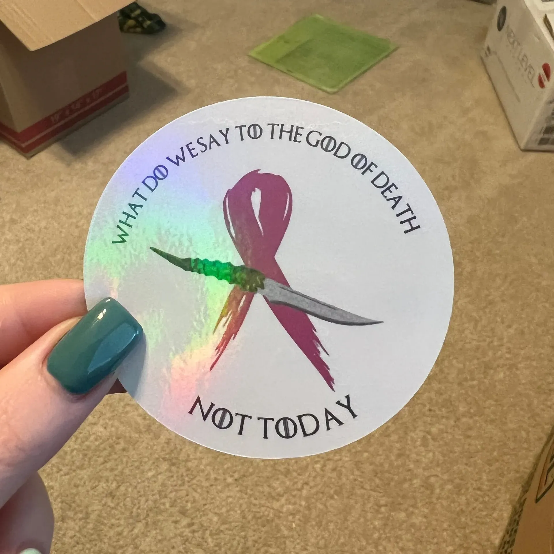 Game Of Thrones Cancer Sticker