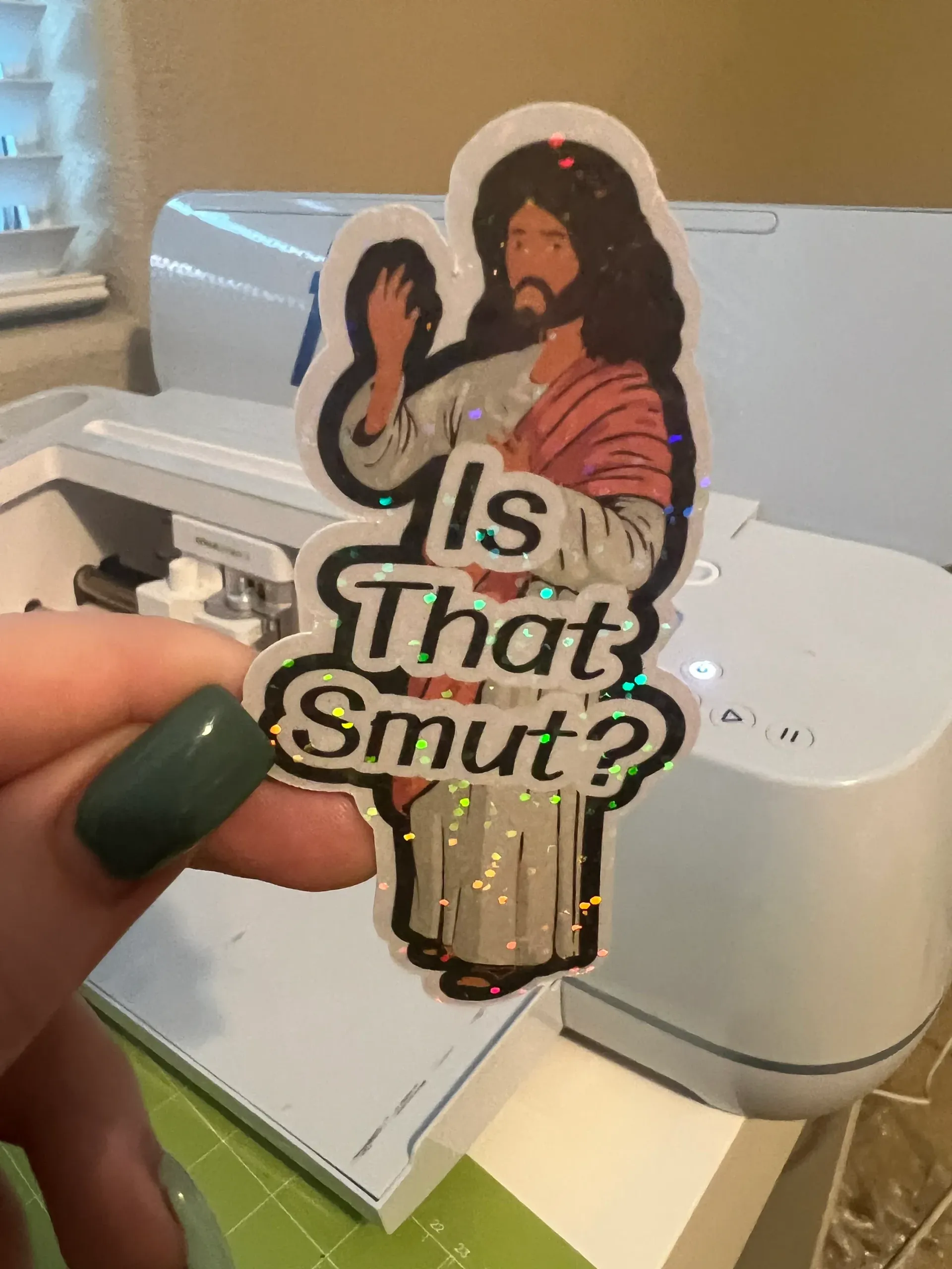 Is That Smut Jesus Sticker