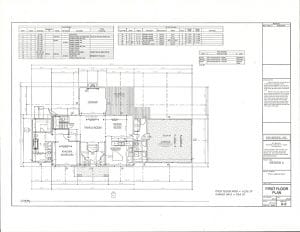 A black and white floor plan of a house.