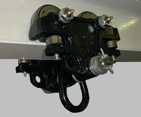 1-Ton Hand Push Trolley - Adjustable for 4, 5, 6 or 8