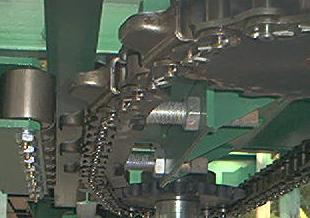 Caterpillar Drive Close-Up View