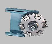 Tight Turns Achieved with Tube Track Spkt Turns for Min. Floor Space Requirements