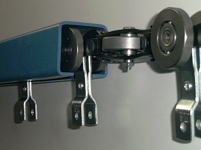 Standard  Enclosed Track Systems & Components Painted Blue or Green