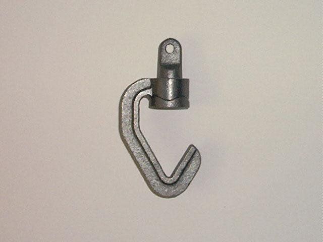Tube Track 90 Degree Indexing Hook for Manual Rotating 30# Capacity