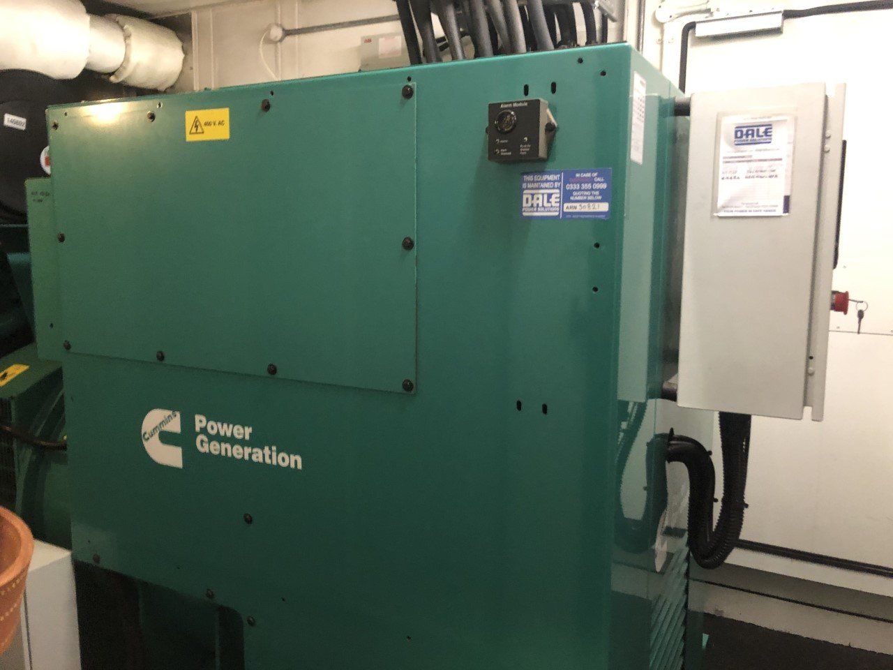 We buy used generators from data centres and banks