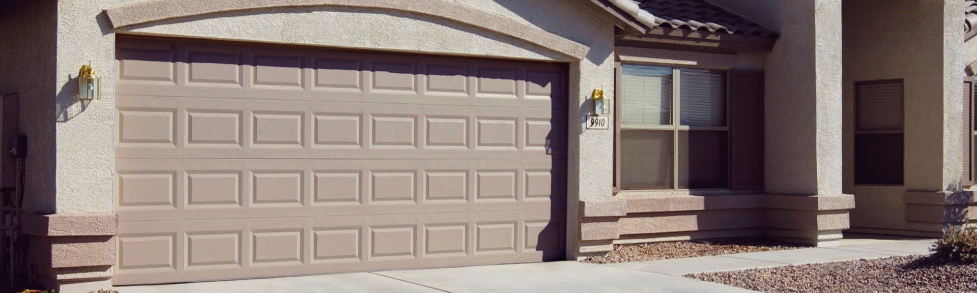 Commercial Overhead Door — Beige Garage Door in Big Rock, IL