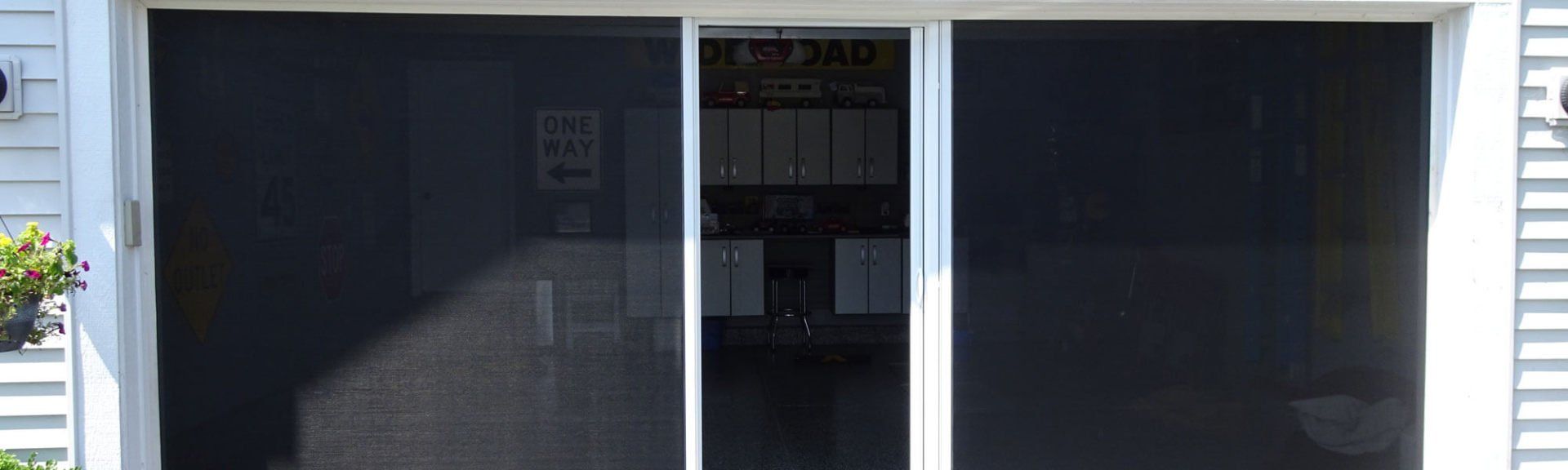 Garage Screens — White Screen Door in Big Rock, IL