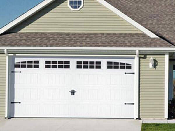 White Carriage Door — Big Rock, IL | J&D Door Sales Inc.