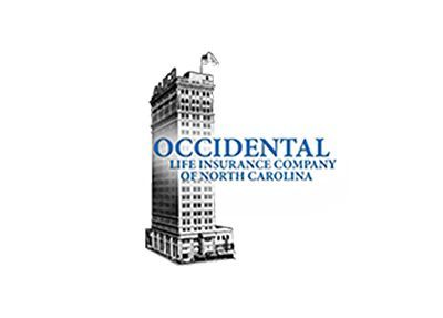 The logo for the occidental life insurance company of north carolina