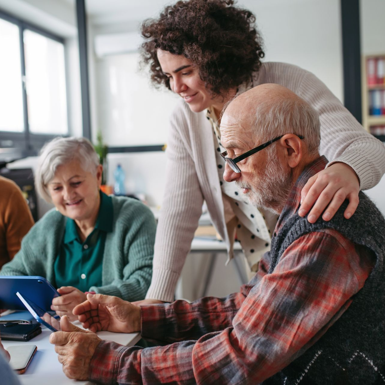 a plate of sandwiches on a table with the words lunch & learn on it