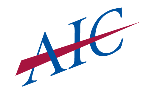 A blue progressive logo on a white background