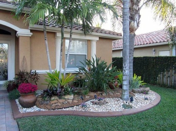 A house with a palm tree in front of it