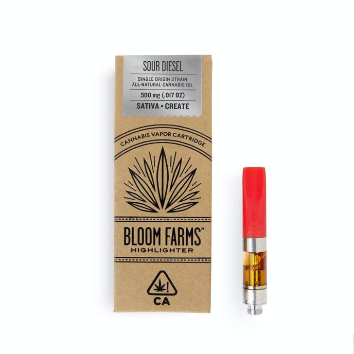 Bloom Farms Sour Diesel Vape Cartridge, .5g