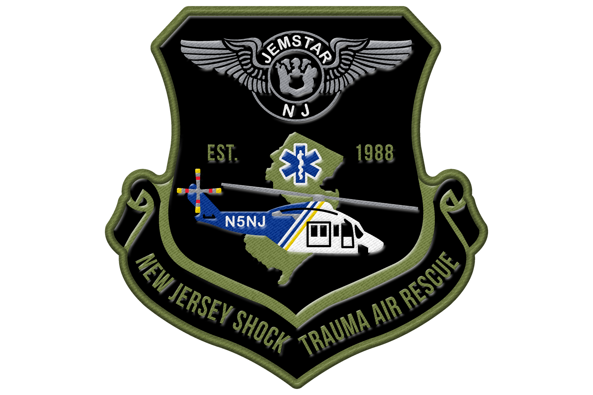 A patch for the new jersey shock trauma air rescue