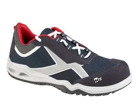 Une paire de chaussures de sécurité avec les lettres ts sur le côté