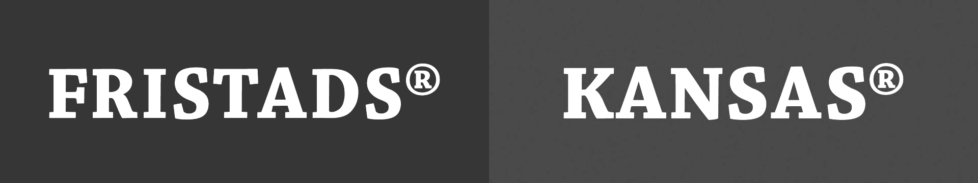 Un logo noir et blanc pour fristads kansas