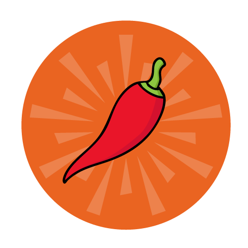 Icon of a chili pepper.