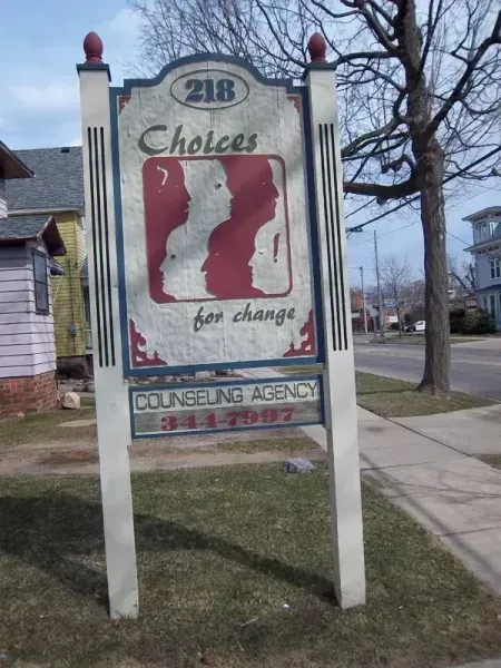 A sign for choices for change counseling agency