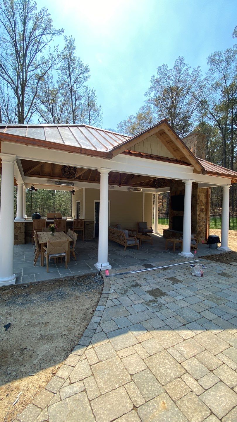 After Pool House Project — Henrico, VA — CB Chandler Construction