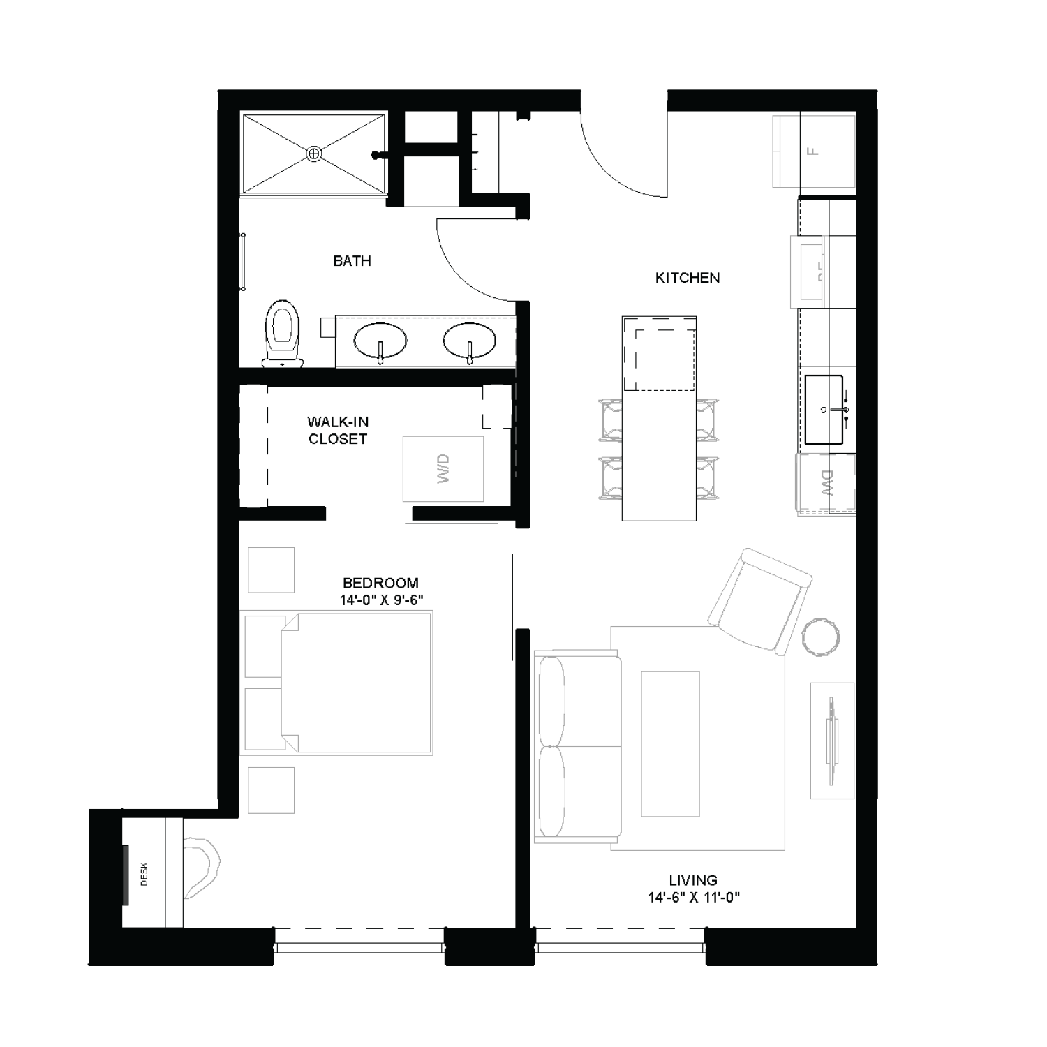 Eau Claire apartment layout