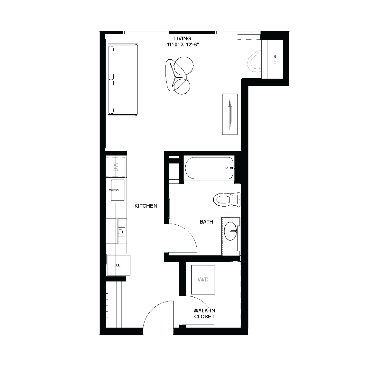 studio floor plan - s3