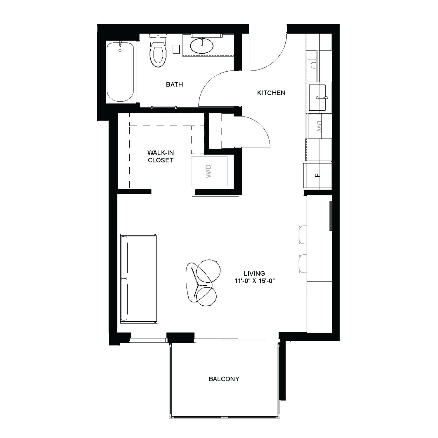 studio floor plan - s5