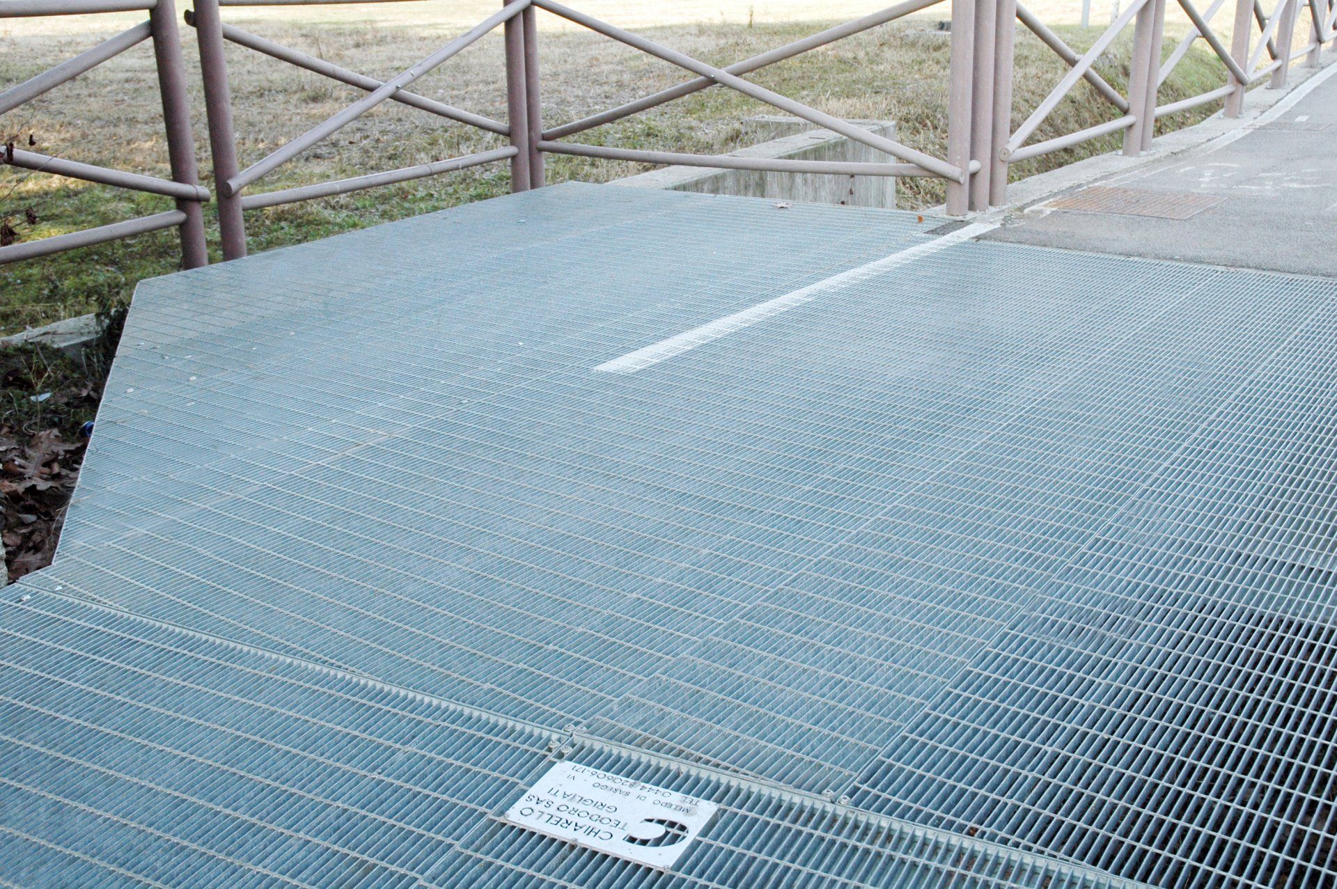 Grigliato elettroforgiato pedonale