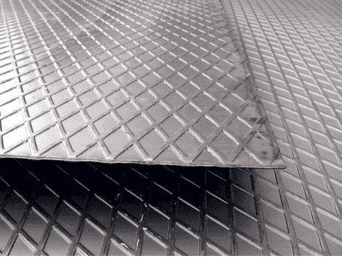 lamiera con fondo quadro