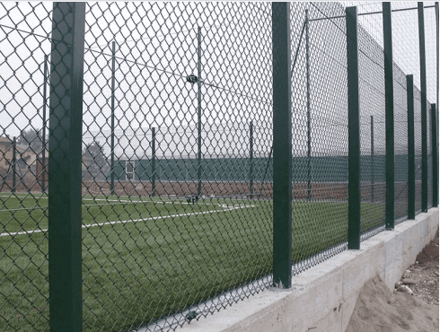 recinzione con RETE ROMBOIDALE