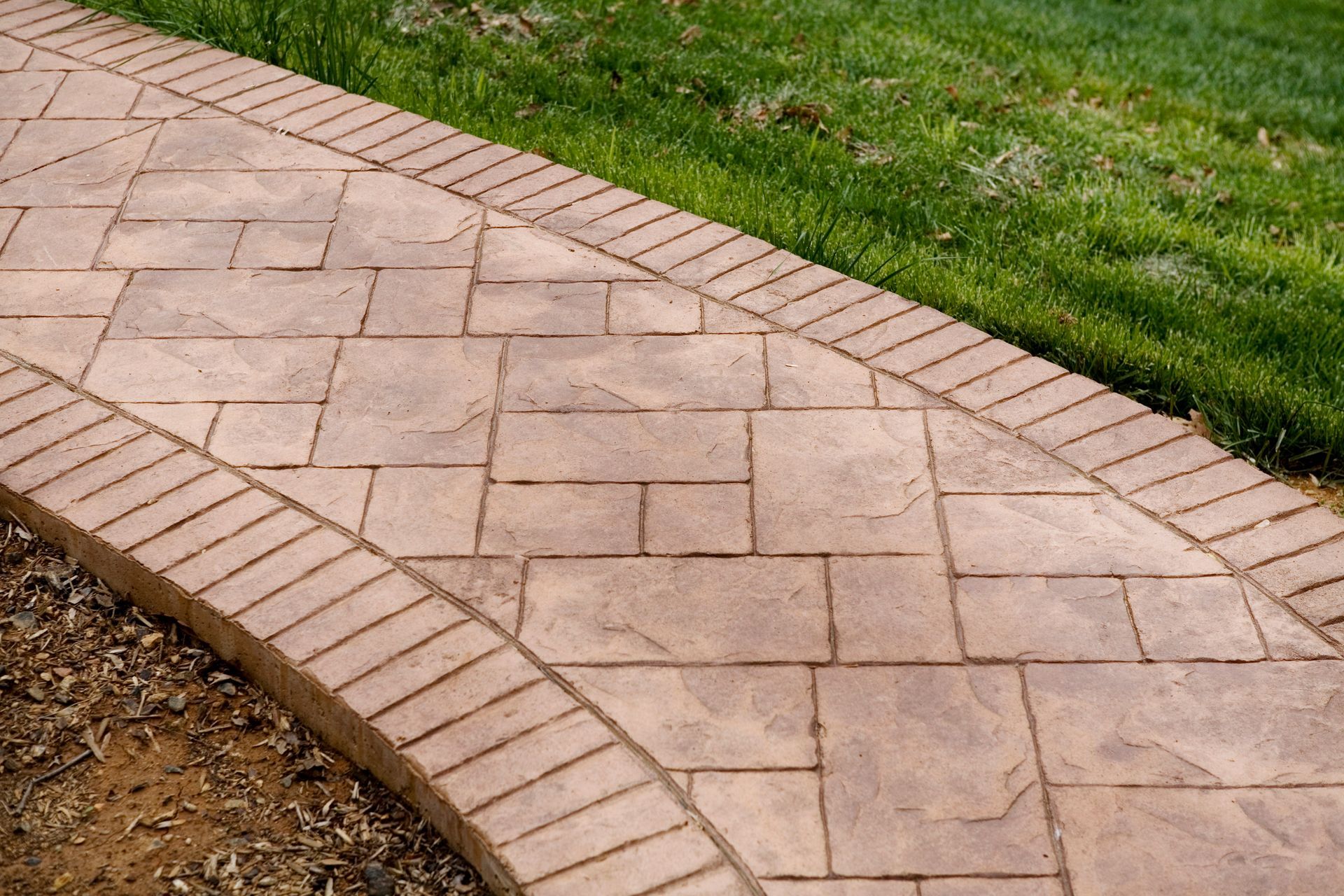  Outdoor cement stamping by Deco-Crete, expert stamped concrete contractor | Mechanicsville, VA
