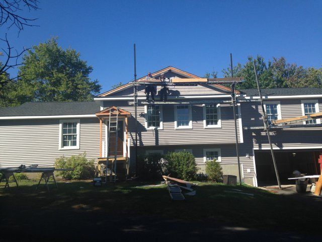 Roof Being Installed | New Milford, CT | Kent Hollow Siding LLC