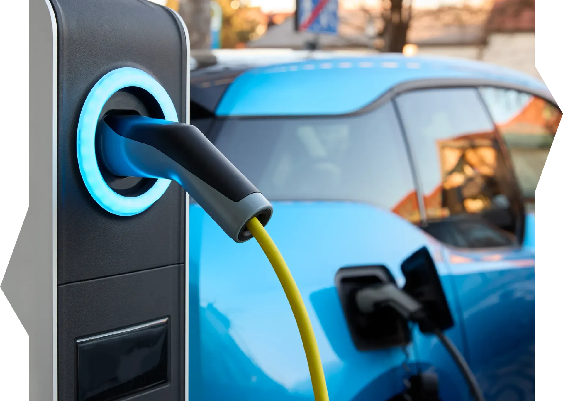 A person is opening a car door with a key.