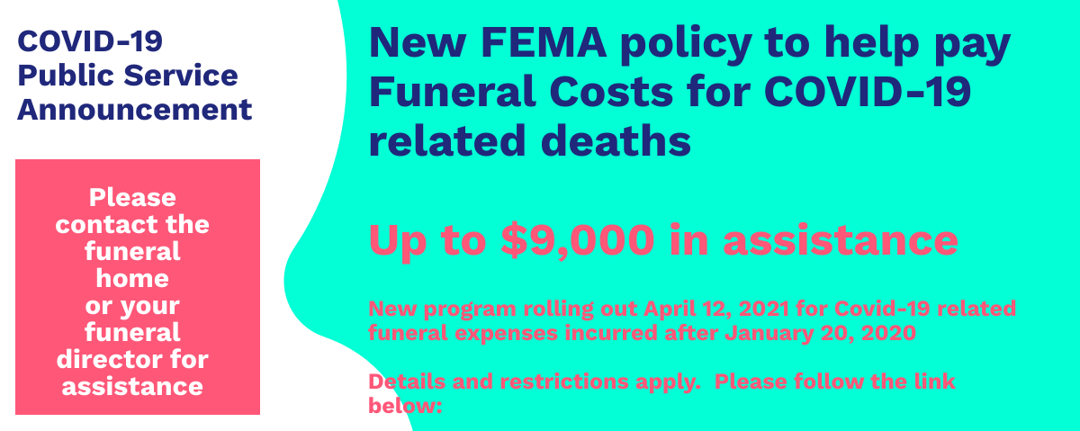 FEMA Covid-19 Funeral Assistance program