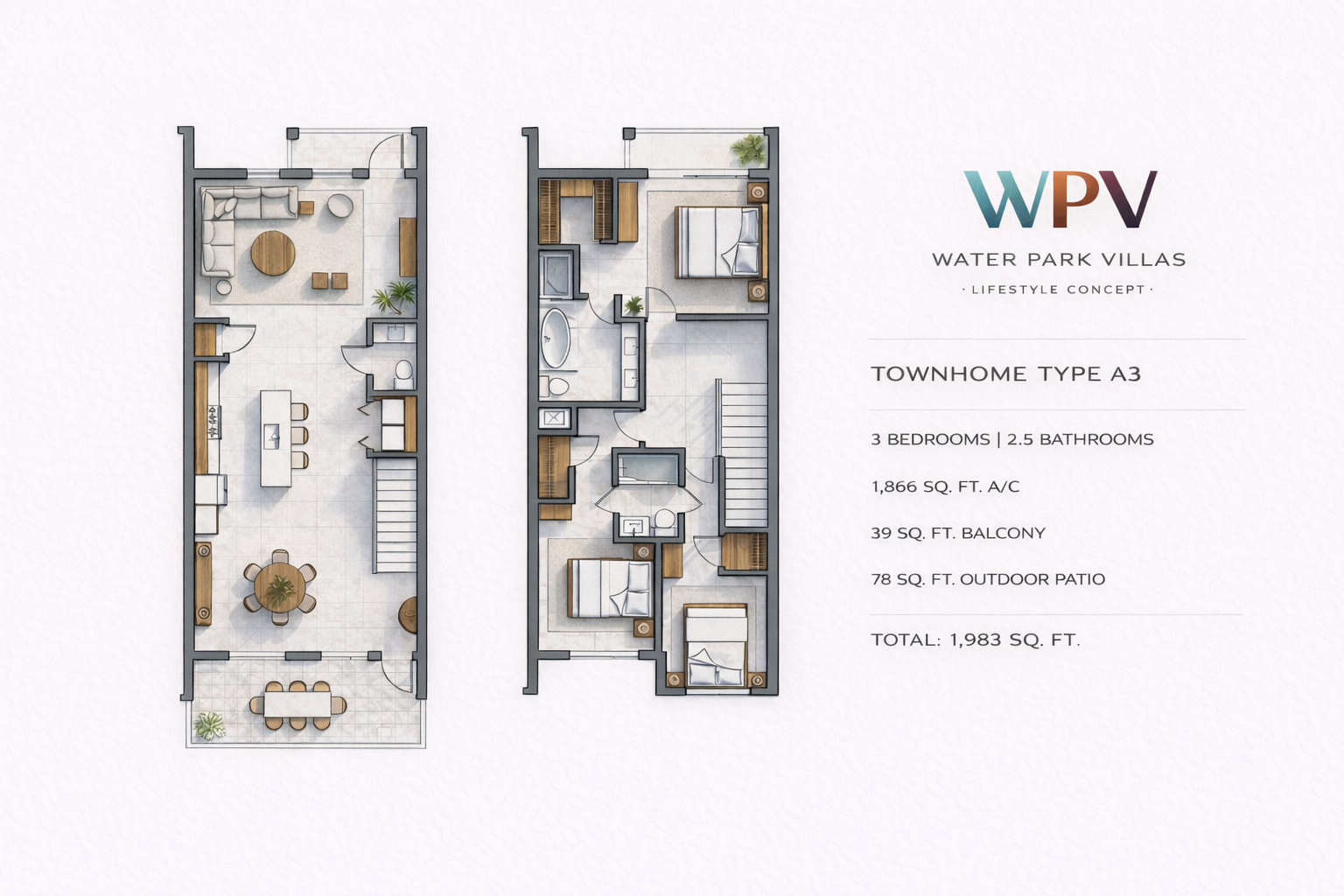 townhome floor plan