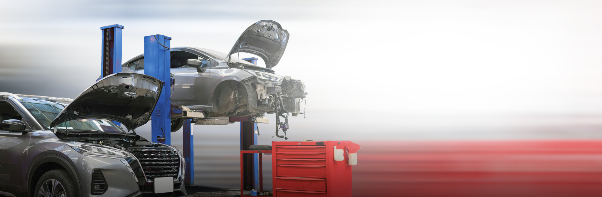 Car on Lift | Bonnettes Automotive Inc