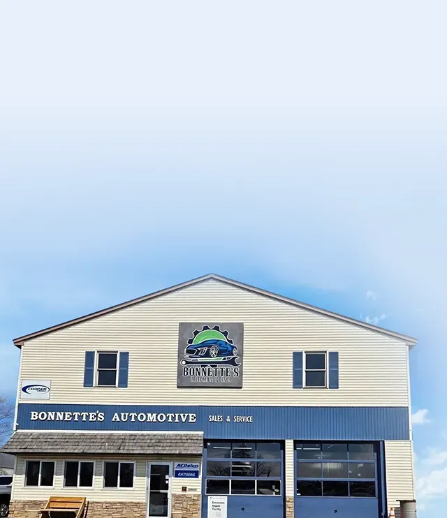 Car on lift | Bonnettes Automotive Inc