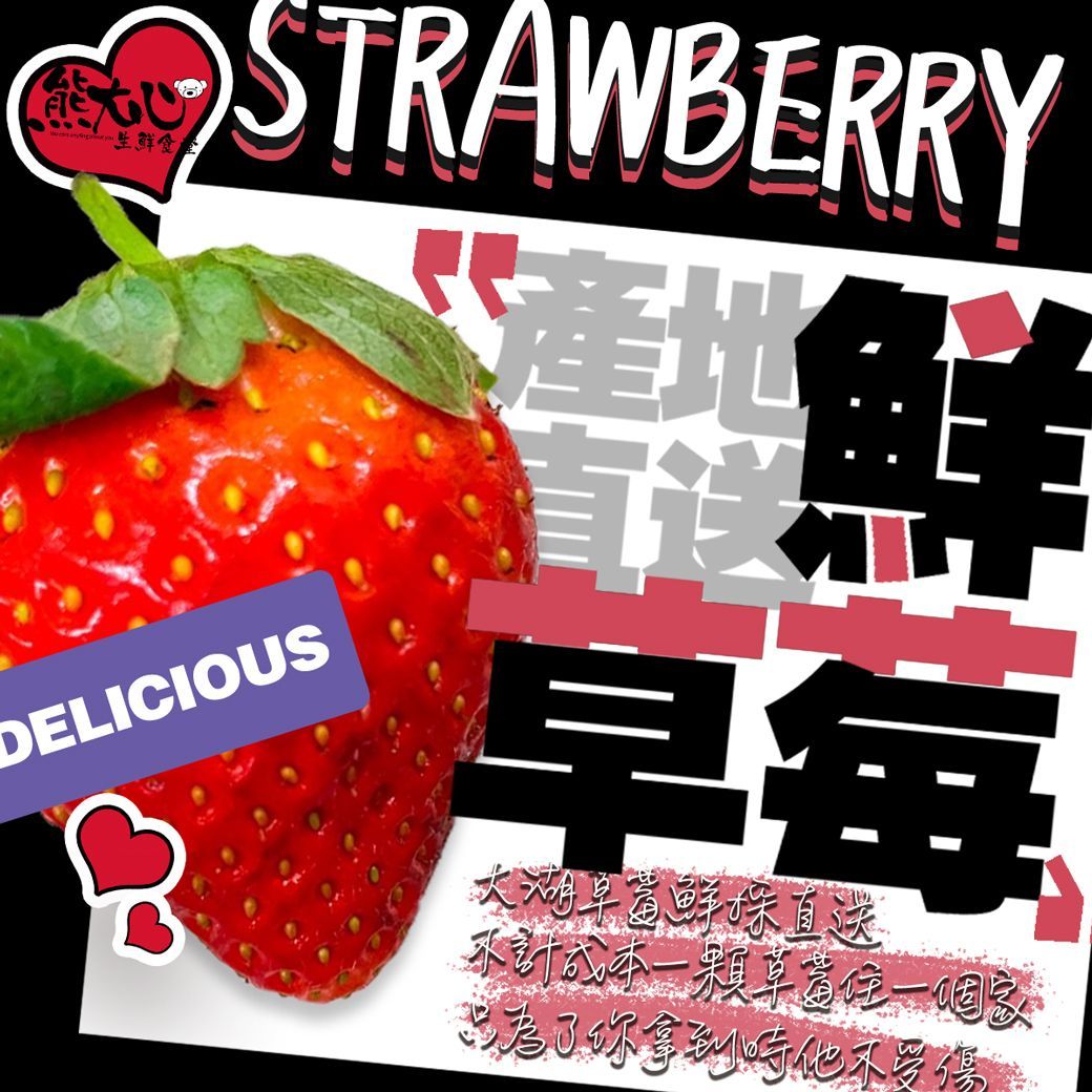【全台免運】苗栗大湖高山隱藏版特號大草莓