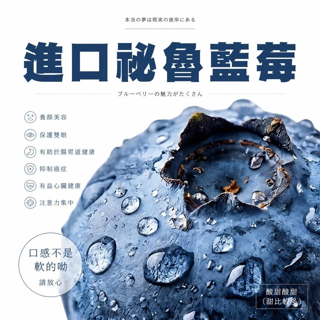 的副本 【全台免運】進口祕魯藍莓