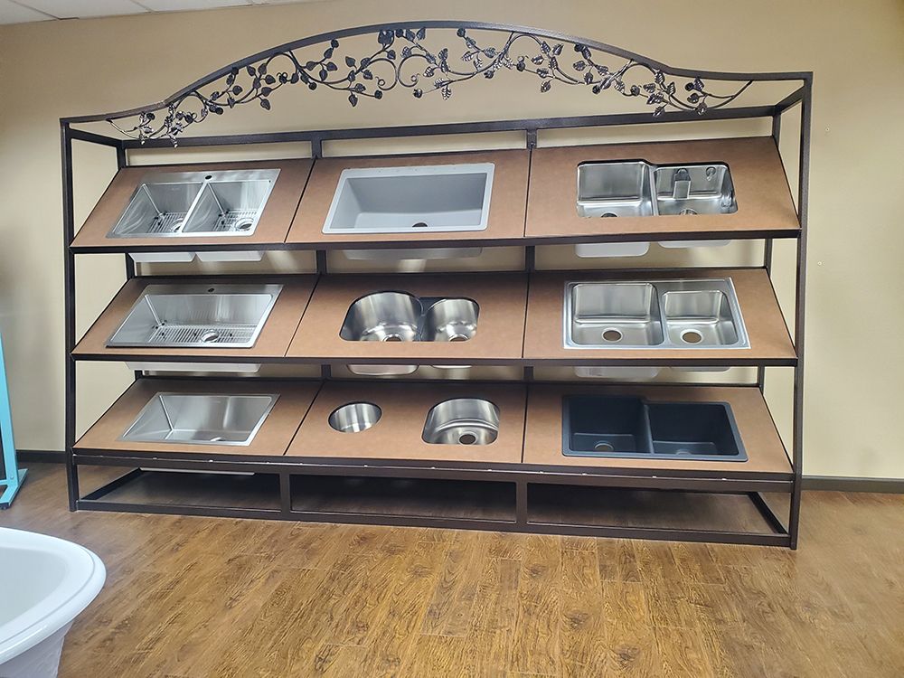 Stainless Steel Sinks in a Store | Hillsboro, OR | Plumbing Materials Supply 