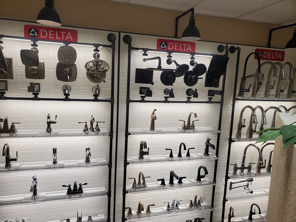 Display of Faucets | Hillsboro, OR | Plumbing Materials Supply 