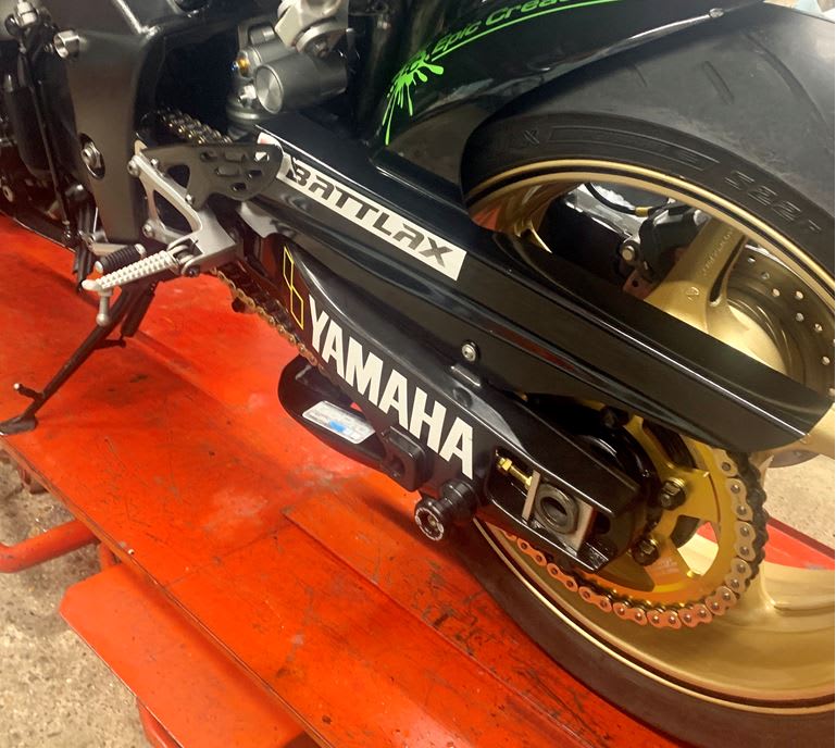 bike wheel paint correction