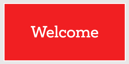 Red button with the word 