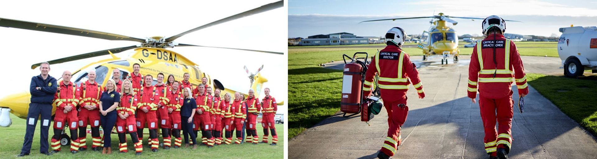 Two museum scenes: workers adjusting a painting, and a crowd viewing an exhibit under glass.